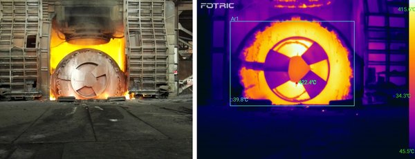钢厂转炉安全生产，FOTRIC提出红外热像监测方案