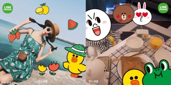 In China, LINE FRIENDS stickers on the Meitu app recorded over 12 million usages in two weeks.