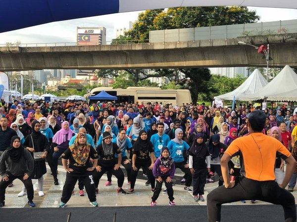 #Move8 Free Zumba every 1st Sunday of the month at KL Car Free Morning