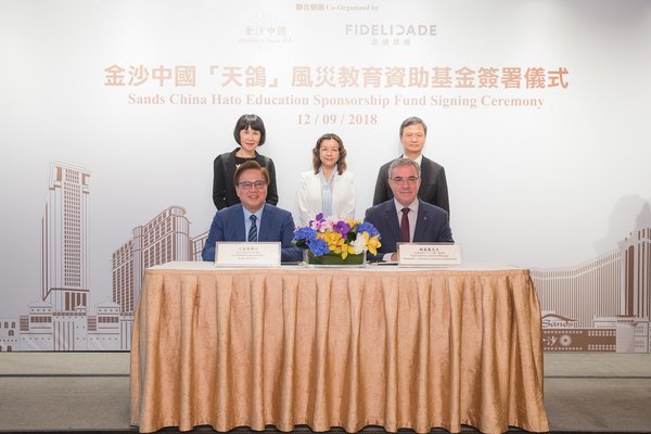 Sands China Holds Signing Ceremony for Hato Education Sponsorship Fund