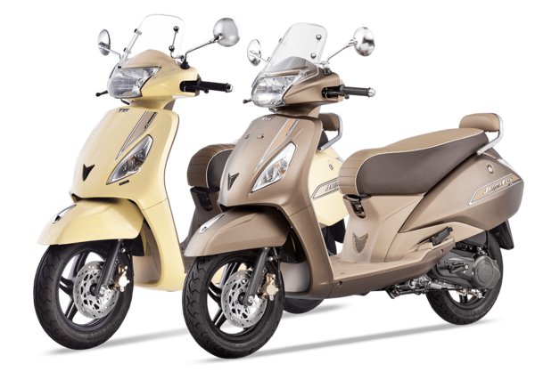 INEOS Styrolution’s Absolac DP29 M Q633 used on TVS Motor’s new range of Jupiter scooters (image courtesy of TVS, 2018)
