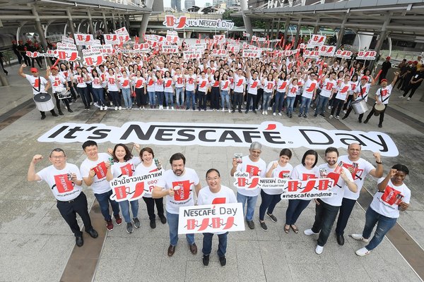 NESCAFE gives away 1 million cups of coffee in 4 countries