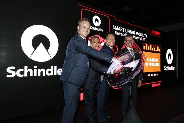 Schindler Lifts Singapore Pte Ltd. introduces Schindler Ahead, its smart urban mobility platform, to Singapore
