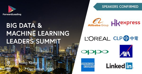 Forward Leading Will Bring Together 120 Data Experts Across Industries in Hong Kong This December