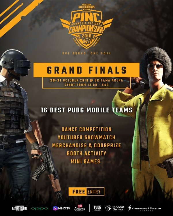 The Grand Final PUBG Mobile Indonesia National Championship (PINC) 2018