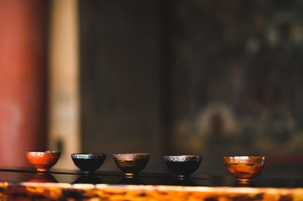 漆器展品之《茶·韵》 郭喜梅 传统髹漆技艺 2018年（展陈于三清殿）