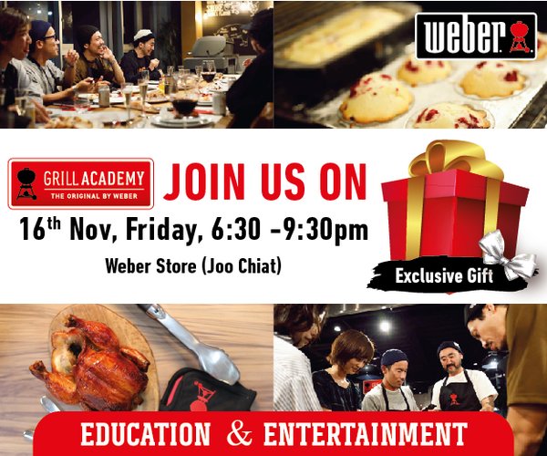 Weber heats up Singapore with first Grill Academy in SEA