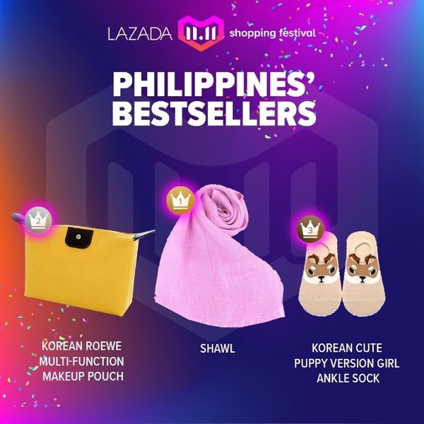 Philippines’s Bestsellers for Lazada 11.11 Shopping Festival