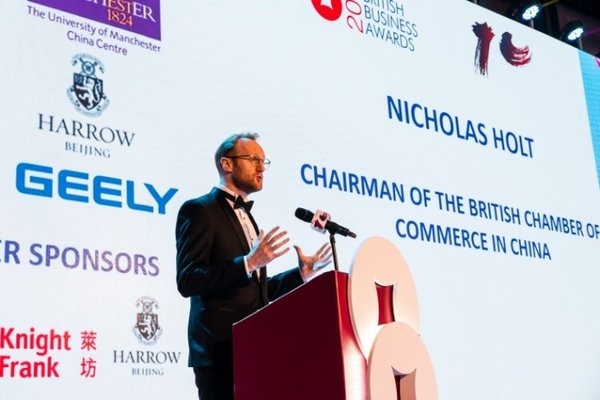 Nicholas Holt, Chairman of the British Chamber of Commerce