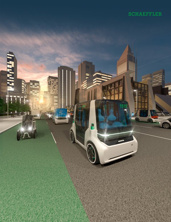 舍弗勒展示未来城市车辆概念Schaeffler Mover