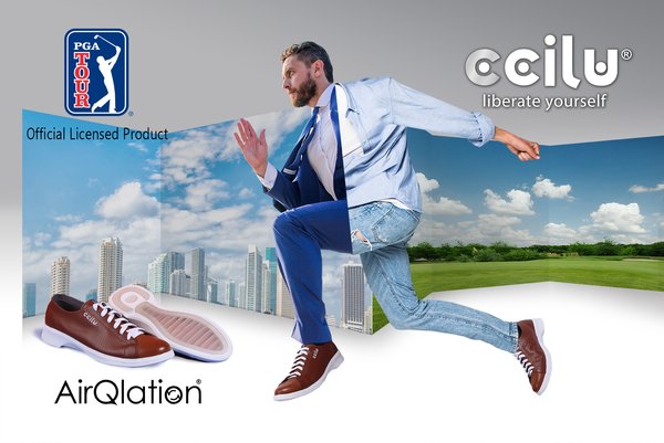 CCILU/驰绿与PGA TOUR合作，在全球市场推出联乘版运动休闲鞋系列