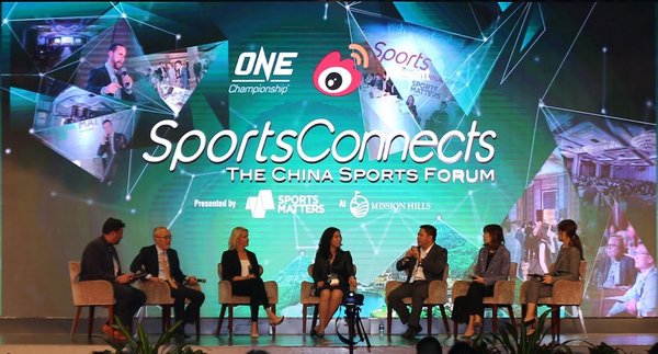 Sports Connects Panel sharing their insights on doing business in China