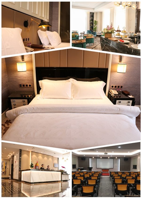 锦江都城嘉兴新领域广场酒店的客房、公区、会议室