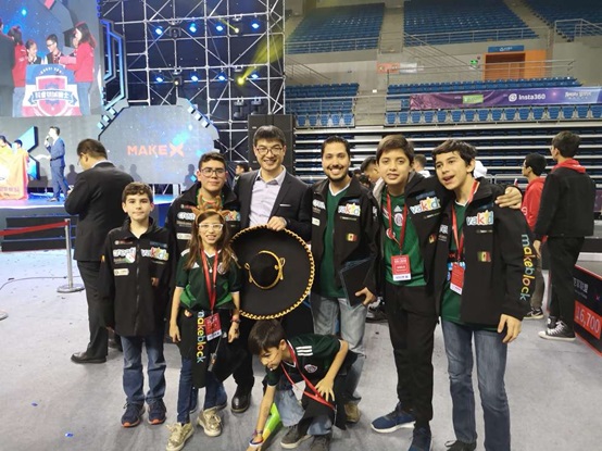멕시코에서 온 MakeX 참가자들