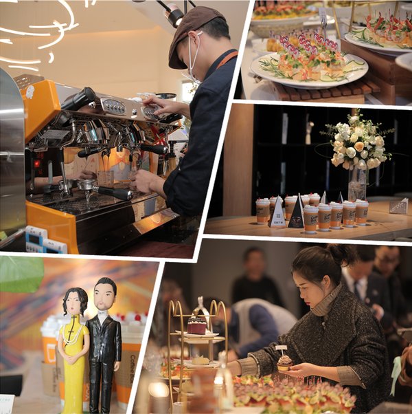 白玉兰宁波火车站酒店开业庆典 -- 咖啡与美食