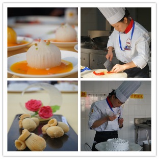 李锦记希望厨师苏英、刘建利和她们的参赛获奖作品