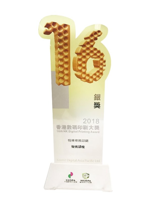 Hong Kong Digital Printing Award 2018 (Special Material Category) - Neon neck pillow, Kornit Digital