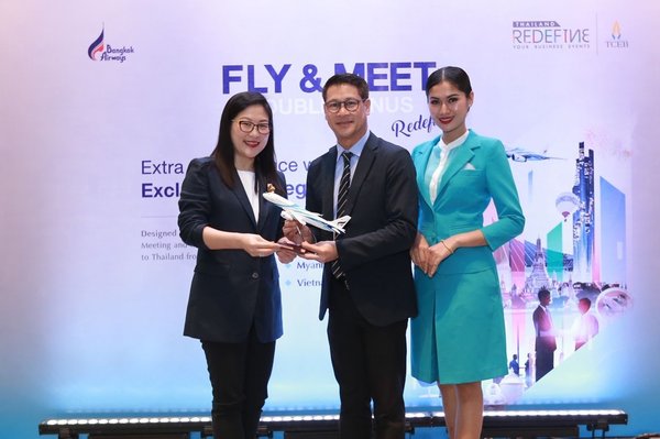 TCEB và Bangkok Airways khởi động chiến dịch "Thưởng gấp đôi khi Bay và Họp" mới để thu hút thêm nhiều nhóm nhân viên doanh nghiệp hơn từ Campuchia, Lào, Myanmar và Việt Nam
