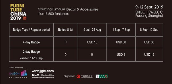 Furniture China 2019 Opens Online Visitor Pre-registration