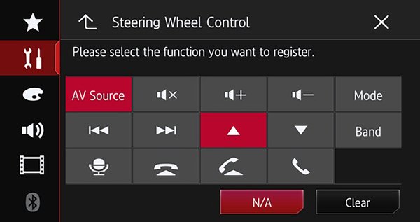 Pioneer's Steering Wheel Control Customization