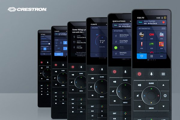 New Crestron Performance UI Delivers Stunning User Experience on TSR-310 Remote, Within the Crestron Home Operating System