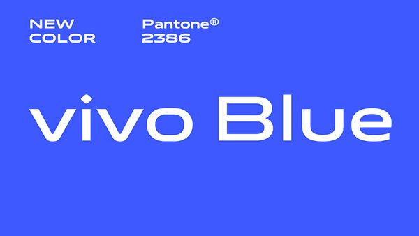 สี Vivo Blue อย่างเป็นทางการที่อิ่มตัวมากขึ้นและดูสบายตามากขึ้น