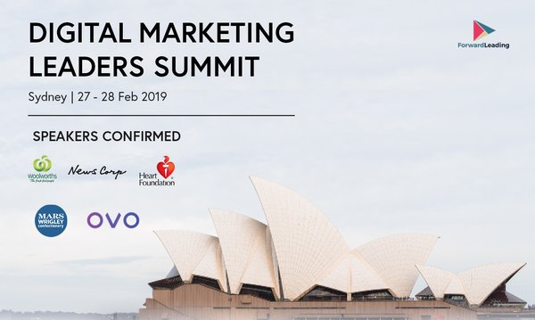Digital Marketing Leaders Summit Sydney 2019 Speaker Line-up Announced