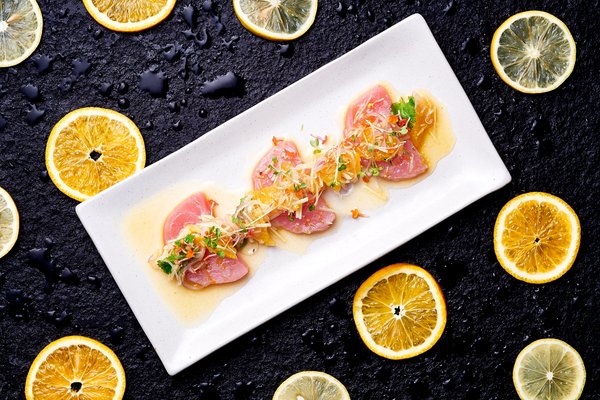 Tuna Crudo from the finest quality source