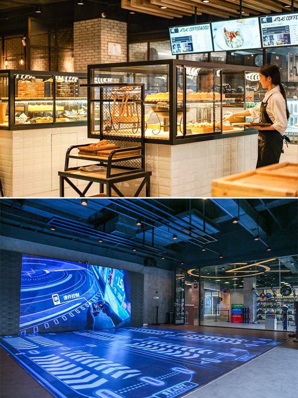 ATLAS 寰图·深圳鼎和大厦配备了首家 ATLAS Coffee & Deli 寰图咖啡食堂，以及高端连锁健身品牌 ATLAS Fitness 寰图健身工房