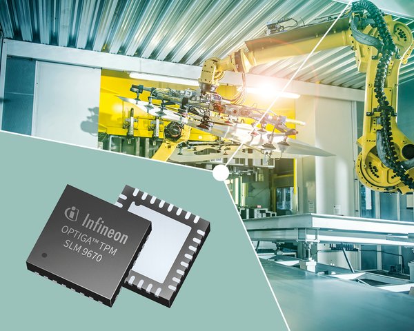 The OPTIGA™ TPM SLM 9670 protects the integrity and identity of industrial PCs, servers, industrial controllers or edge gateways.