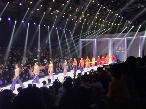 中国国际时装周2019AW白鹿语品牌秀现场