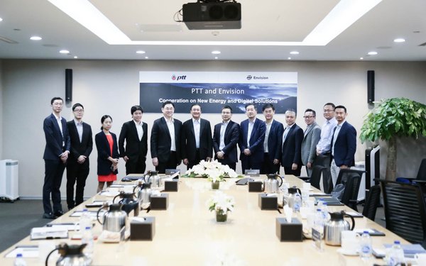 Envision và tập đoàn năng lượng khổng lồ Thái Lan PTT ký MOU về hợp tác năng lượng mới và chuyển đổi kỹ thuật số