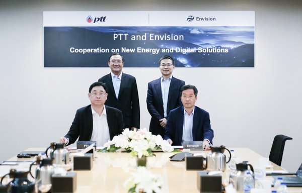 Envision and Thai Energy Giant PTT sign MOU to Collaborate on New Energy and Digital Transformation