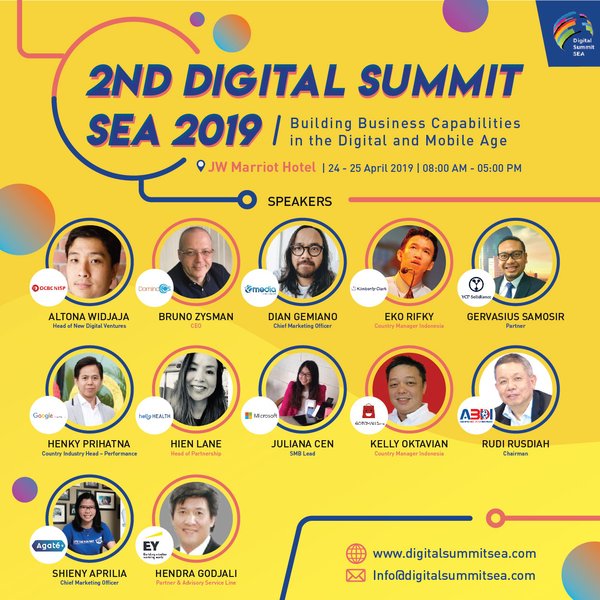 2nd Digital Summit SEA 2019 – Speaker Lineup