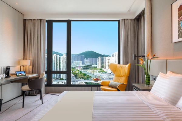 帝逸酒店提供618間客房，包括70間公寓，均配備以客為本的高智能貼心服務及時尚設施