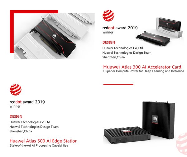 Huawei Atlas Gains Double Victories at Red Dot Design Award
