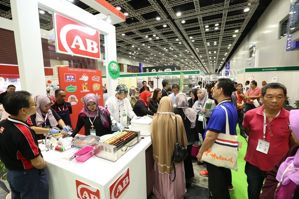 Trade Visitors thronging the exhibition halls at Livestock Malaysia
