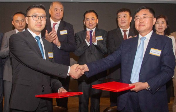Kaisun Holdings and China Railway Engineering Construction Mongolia signed agreement for construction on Mongolia Choir Railway Platform, opening up logistics along China, Mongolia and Russia