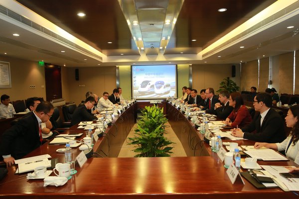 TUV莱茵集团CEO拜访中国中车 深化轨道交通战略合作