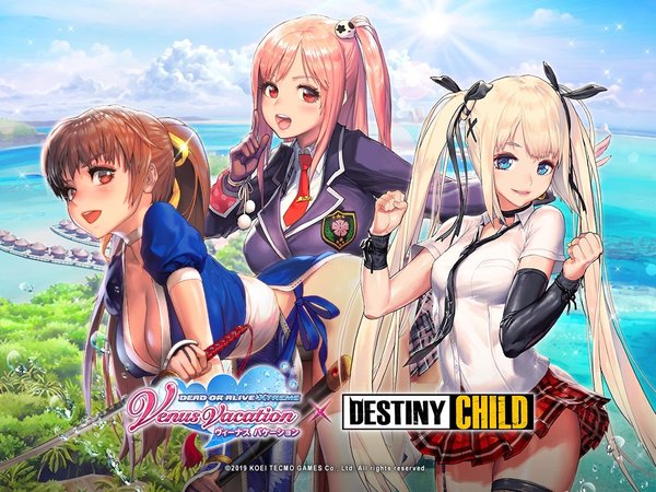 Destiny Child Celebrates its Six-Month Anniversary with the New DEAD OR ALIVE Xtreme Venus Vacation Collaboration