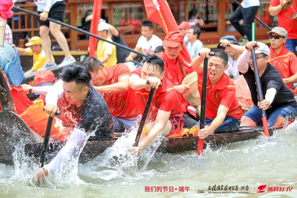 2019杭州西溪龙舟文化节现场图片
