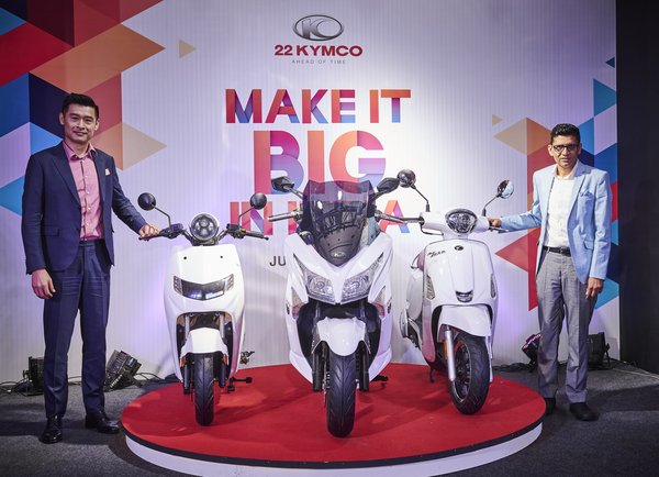 光阳摩托以全新品牌22KYMCO 正式进军印度市场