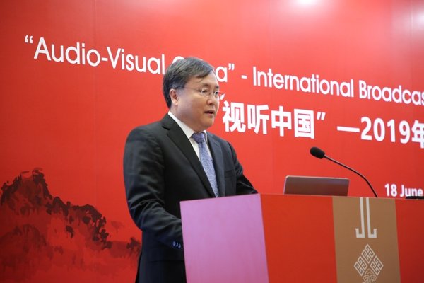 Mr.Sun Kelin , Vice President of China Radio & TV Co. for International Techno-Economic Cooperation