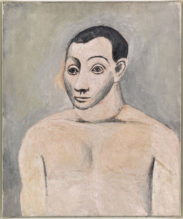 《自画像》 巴黎， 1906年秋 布面油画 65 x 54 cm 国立巴黎毕加索博物馆 Succession Picasso 2019