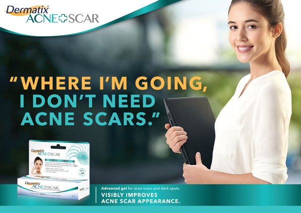 Dermatix(R) Acne Scar, a dermatologically tested solution for acne scars and dark spots