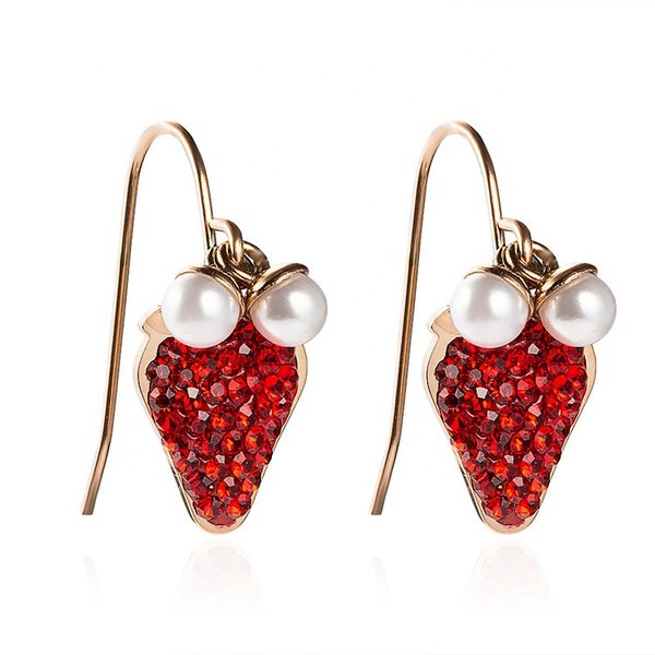 Marlary Strawberry Earrings by Dongguan Marlary Jewelry Co Ltd (2K30)