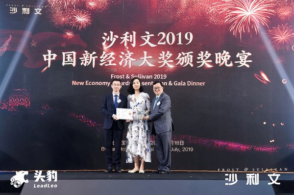 沙利文授予abc360与兰迪少儿英语“2019沙利文中国新经济奖”