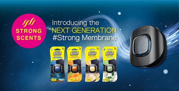 Aromate Introduces Strong, High Performance Membrane Air Fresheners