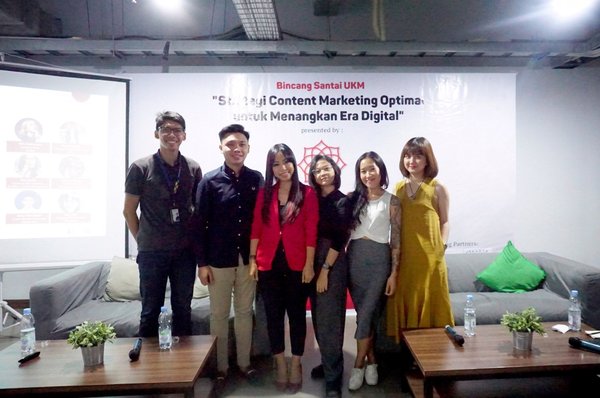 Para expert konten dan digital marketing dalam #BincangSantaiUKMKatarsa