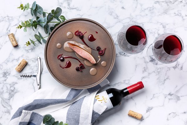 Roast Duck Breast with Berries, Sauce Royale and Oxalis is one of the dishes that can be enjoyed at The GREAT Wine & Dine Festival from RWS celebrity chef restaurant, table65.